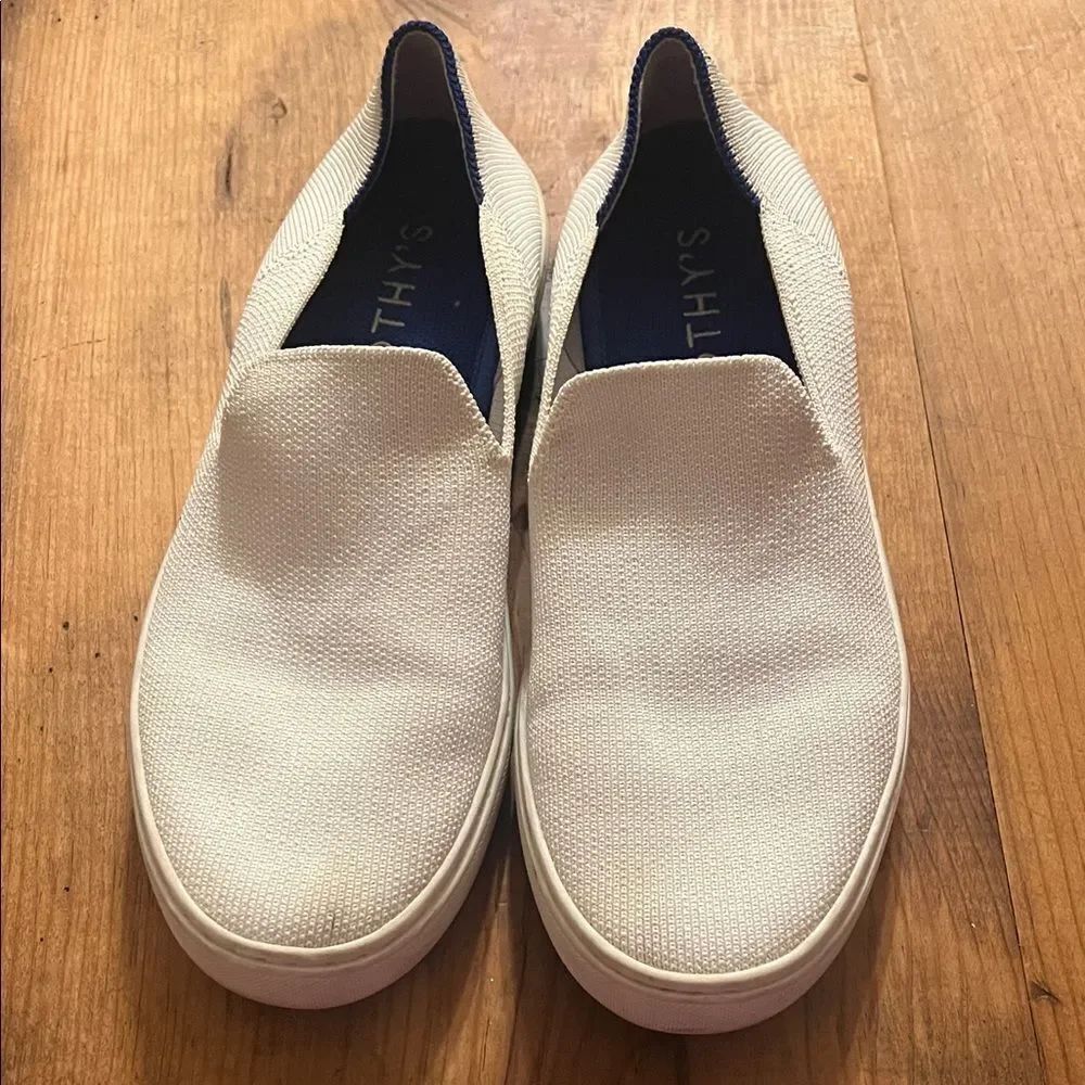 Rothy’s White Slip-On Shoes